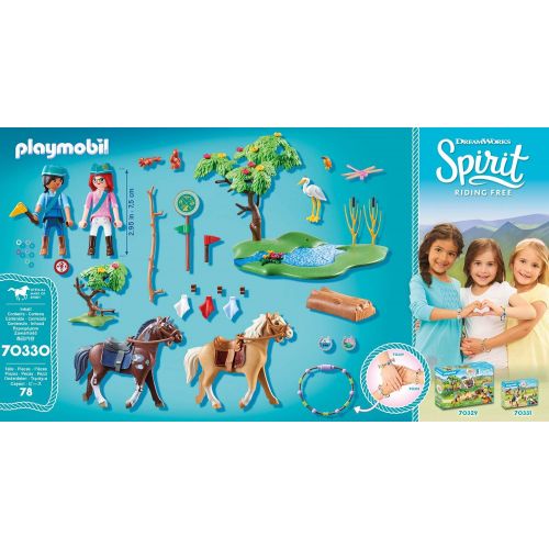 플레이모빌 Playmobil Spirit Riding Free River Challenge