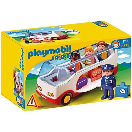 플레이모빌 PLAYMOBIL 1.2.3 Airport Shuttle Bus