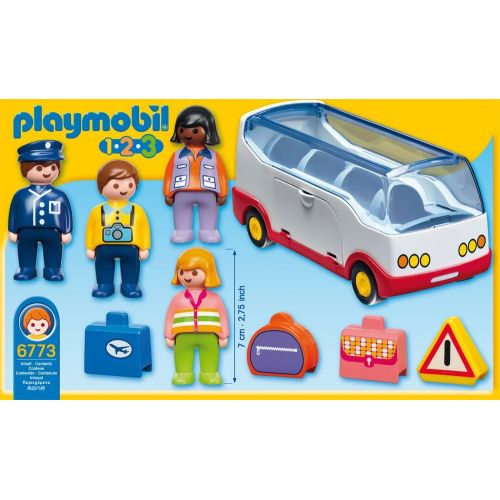 플레이모빌 PLAYMOBIL 1.2.3 Airport Shuttle Bus