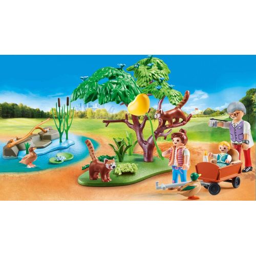 플레이모빌 Playmobil Red Panda Habitat 70344 City Zoo Animals