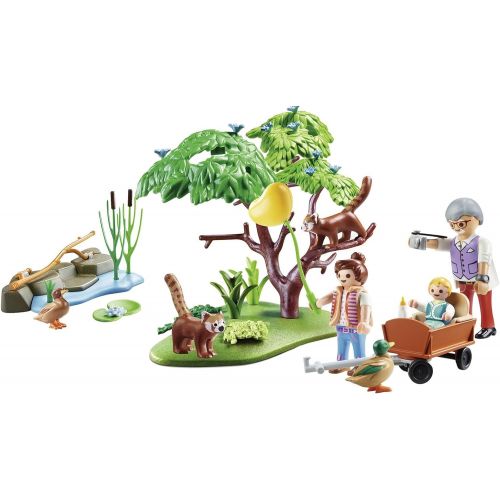 플레이모빌 Playmobil Red Panda Habitat 70344 City Zoo Animals