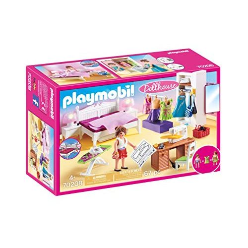 플레이모빌 Playmobil Bedroom with Sewing Corner Furniture Pack