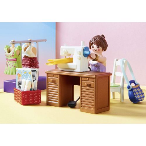 플레이모빌 Playmobil Bedroom with Sewing Corner Furniture Pack