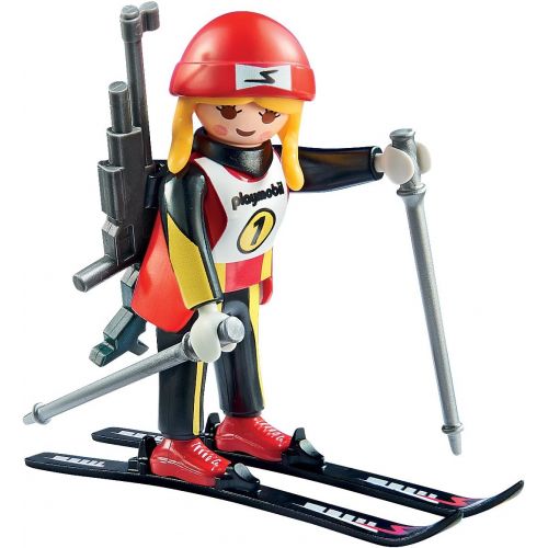 플레이모빌 PLAYMOBIL Female Biathlete Figure Building Set