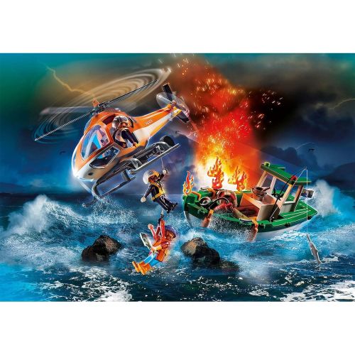 플레이모빌 Playmobil Coastal Fire Mission