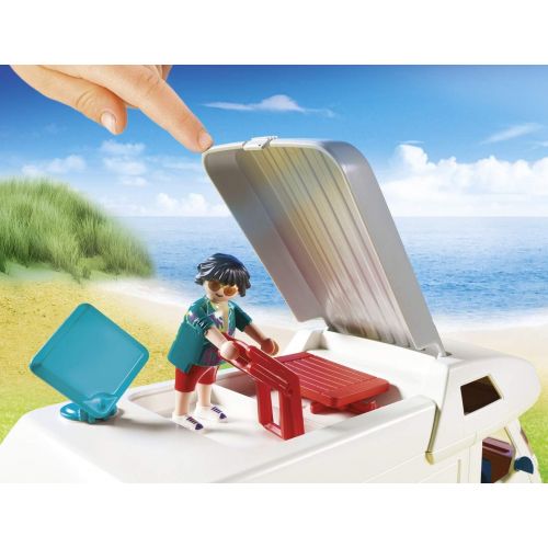 플레이모빌 PLAYMOBIL Family Camper Vehicle Playset