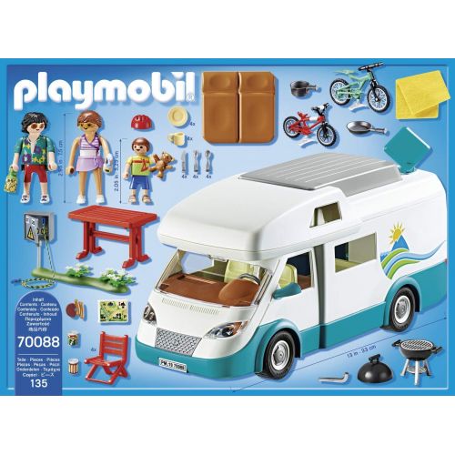 플레이모빌 PLAYMOBIL Family Camper Vehicle Playset