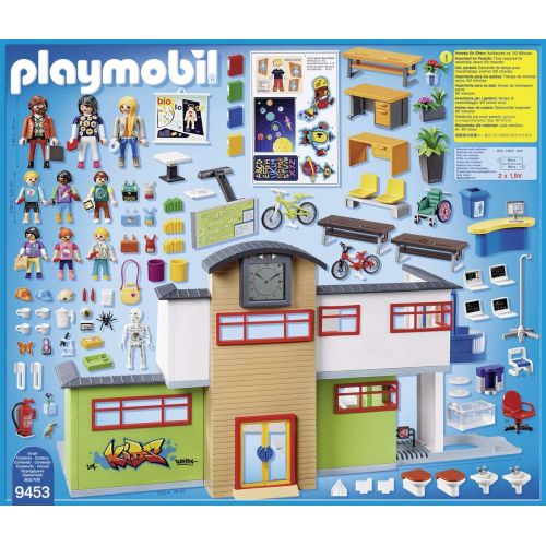 플레이모빌 PLAYMOBIL Furnished School Building