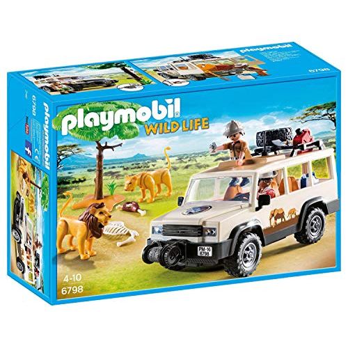 플레이모빌 Playmobil Safari Truck with Lions