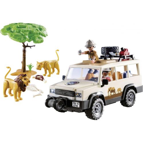 플레이모빌 Playmobil Safari Truck with Lions