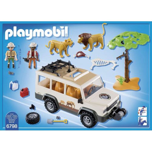 플레이모빌 Playmobil Safari Truck with Lions