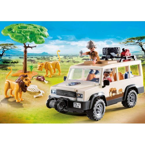 플레이모빌 Playmobil Safari Truck with Lions