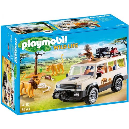 플레이모빌 Playmobil Safari Truck with Lions
