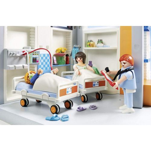 플레이모빌 Playmobil Furnished Hospital Wing