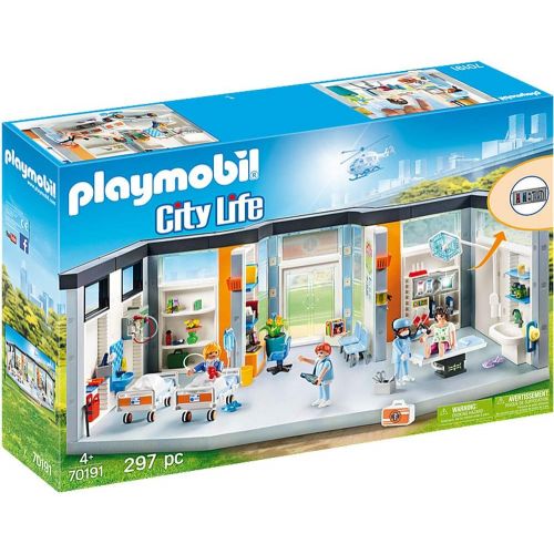 플레이모빌 Playmobil Furnished Hospital Wing