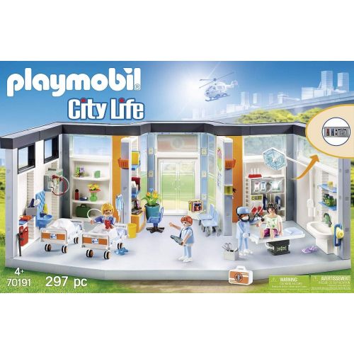 플레이모빌 Playmobil Furnished Hospital Wing