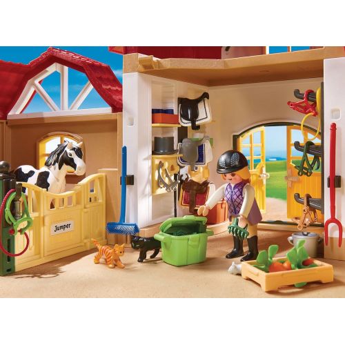 플레이모빌 PLAYMOBIL Horse Farm Building Set