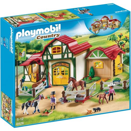 플레이모빌 PLAYMOBIL Horse Farm Building Set