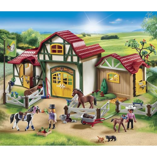 플레이모빌 PLAYMOBIL Horse Farm Building Set