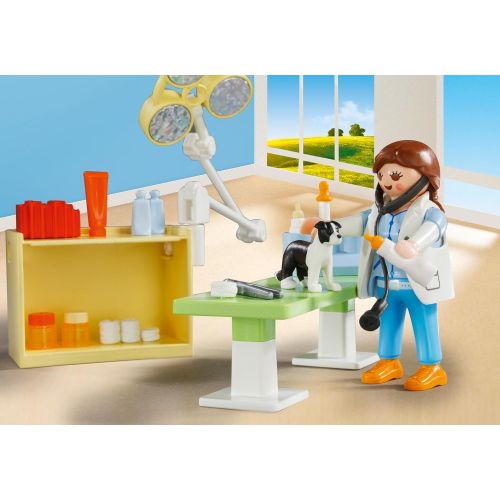 플레이모빌 PLAYMOBIL Vet Visit Carry Case Playset