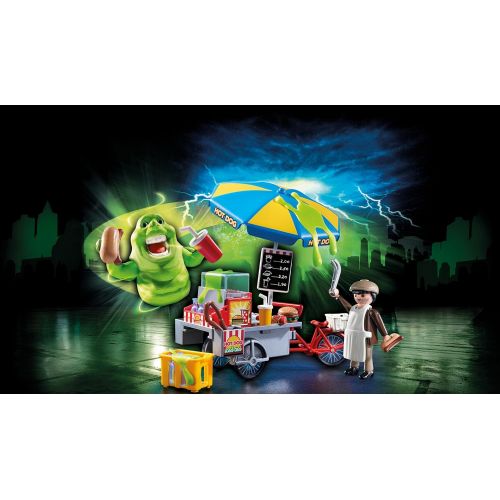 플레이모빌 PLAYMOBIL Slimer with Hot Dog Stand