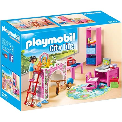 플레이모빌 PLAYMOBIL Childrens Room Building Set