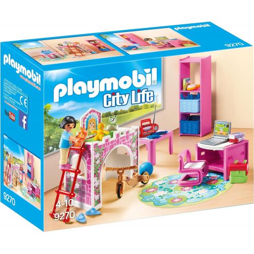 플레이모빌 PLAYMOBIL Childrens Room Building Set