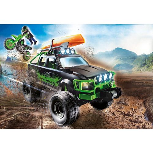 플레이모빌 Playmobil Weekend Warrior Off-Road Action Truck, Multicolored