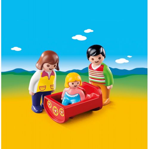플레이모빌 Playmobil Parents with Baby Cradle