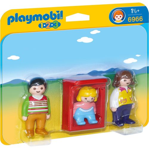 플레이모빌 Playmobil Parents with Baby Cradle