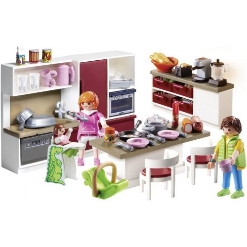 플레이모빌 Playmobil 9269 - Grosse Familienkueche & 9271 - Schlafzimmer