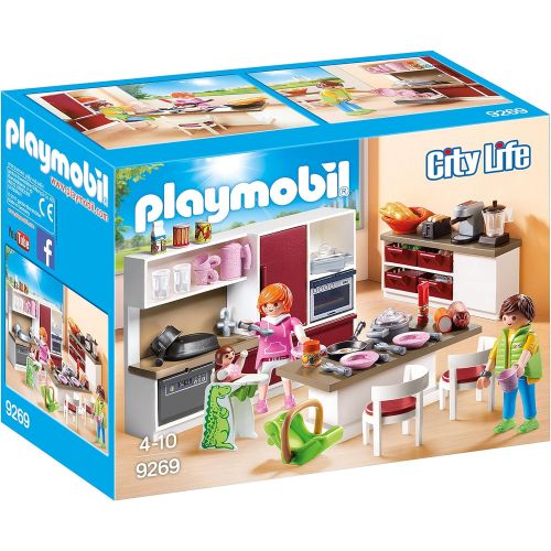 플레이모빌 Playmobil 9269 - Grosse Familienkueche & 9271 - Schlafzimmer