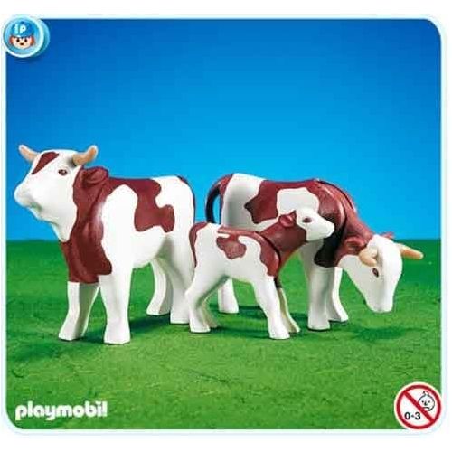 플레이모빌 Playmobil 2 Cows and a Calf