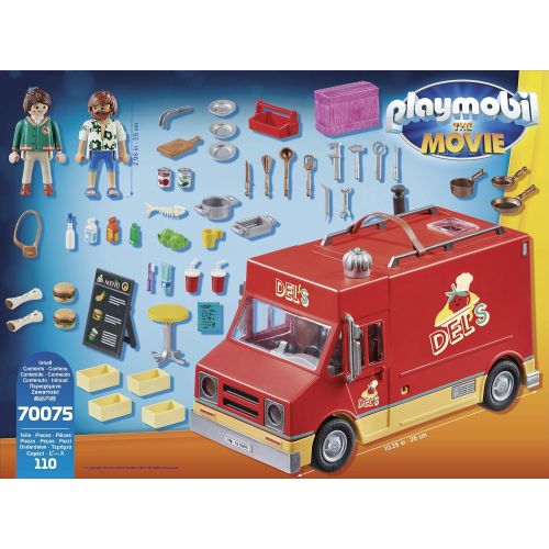 플레이모빌 PLAYMOBIL The Movie Dels Food Truck