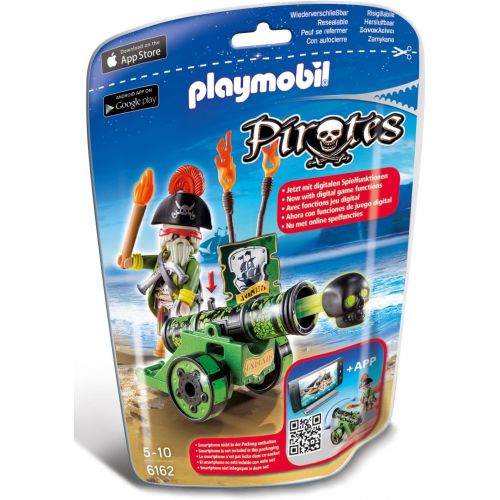 플레이모빌 PLAYMOBIL Green Interactive Cannon with Pirate Captain