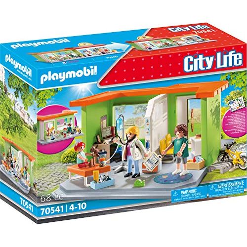 플레이모빌 PLAYMOBIL City Life 70541 My Paediatricians Practice 4 Years and Above