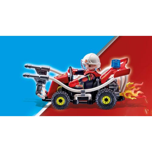 플레이모빌 Playmobil Stunt Show Fire Quad Multicolor, 18.7 x 14.2 x 7.2 cm