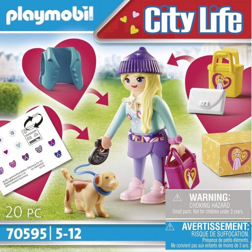 플레이모빌 Playmobil City Life Fashionista with Dog