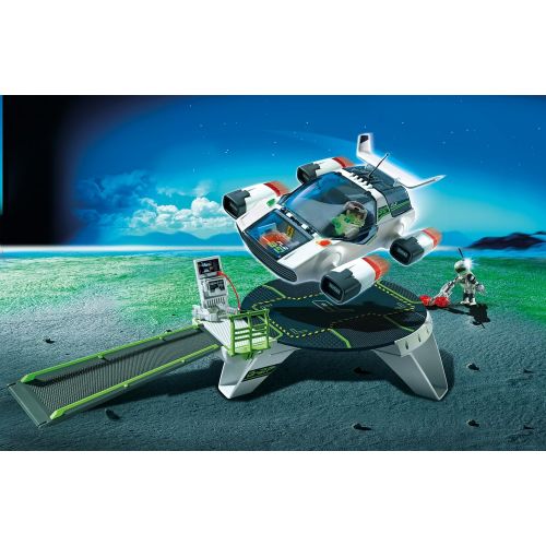 플레이모빌 PLAYMOBIL E-Rangers Turbojet Construction Set with Launch Pad