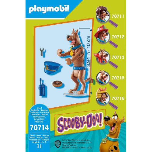 플레이모빌 Playmobil 70714 Scooby-DOO! Verzamelfiguur politie ,Multi kleuren