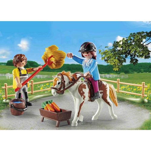 플레이모빌 Playmobil Starter Pack Horseback Riding, 18.7 x 4.7 x 14.2 cm