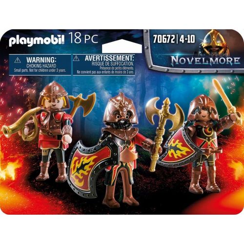 플레이모빌 Playmobil 70672 Novelmore Set Van 3 Burnham Raiders ,Multi kleuren