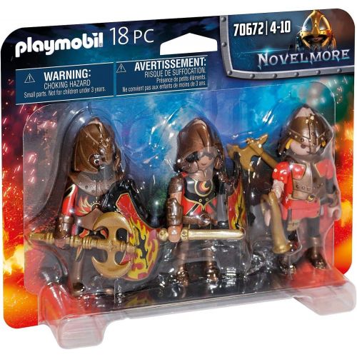 플레이모빌 Playmobil 70672 Novelmore Set Van 3 Burnham Raiders ,Multi kleuren