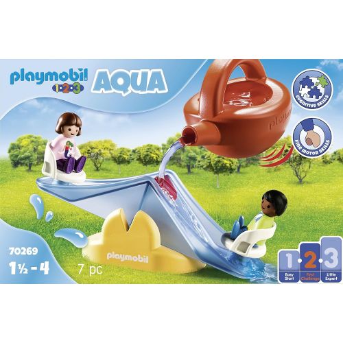 플레이모빌 Playmobil Water Seesaw with Watering Can Multicolor, 20,8 x 6,3 x 8,0 cm