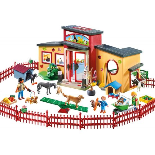 플레이모빌 PLAYMOBIL Tiny Paws Pet Hotel & ny Farm