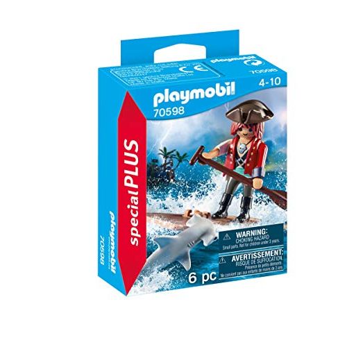 플레이모빌 Playmobil 70598 Special Plus Pirate with Raft, Multicoloured, One Size