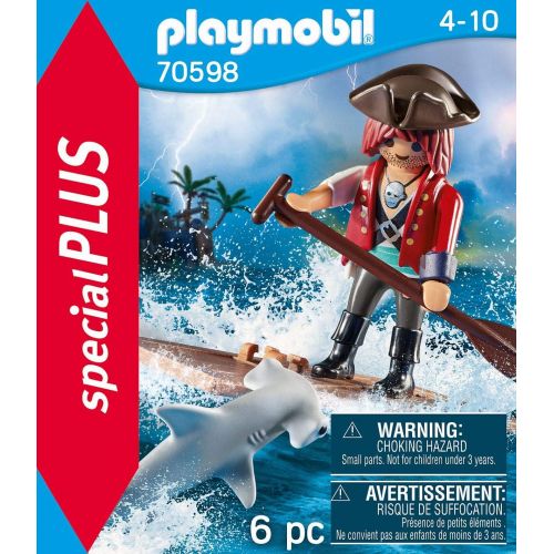 플레이모빌 Playmobil 70598 Special Plus Pirate with Raft, Multicoloured, One Size