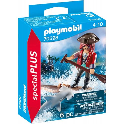 플레이모빌 Playmobil 70598 Special Plus Pirate with Raft, Multicoloured, One Size