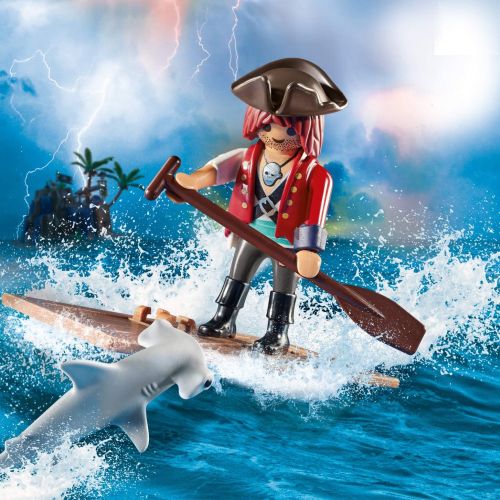 플레이모빌 Playmobil 70598 Special Plus Pirate with Raft, Multicoloured, One Size