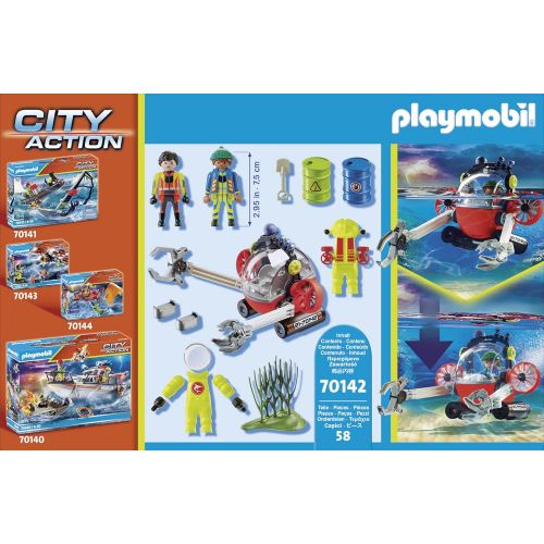 플레이모빌 PLAYMOBIL Environmental Expedition with Dive Boat